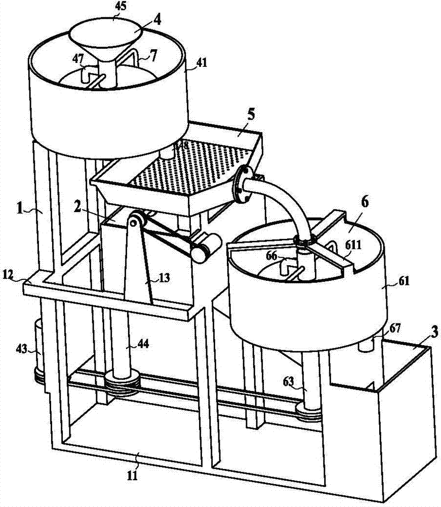 Multi-grade flour mill for processing flour