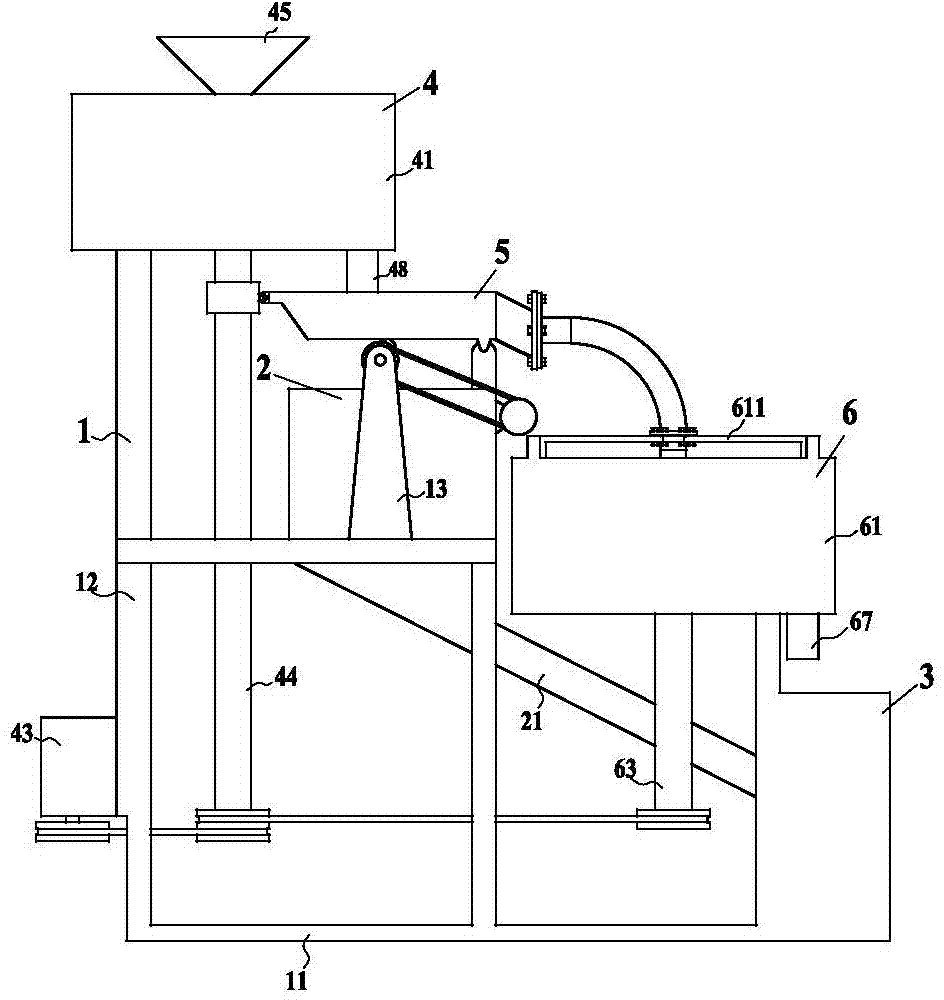 Multi-grade flour mill for processing flour