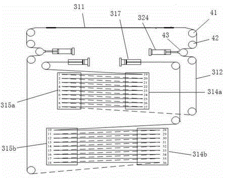 An emergency blocking device used in the case of failure of automobile brake system