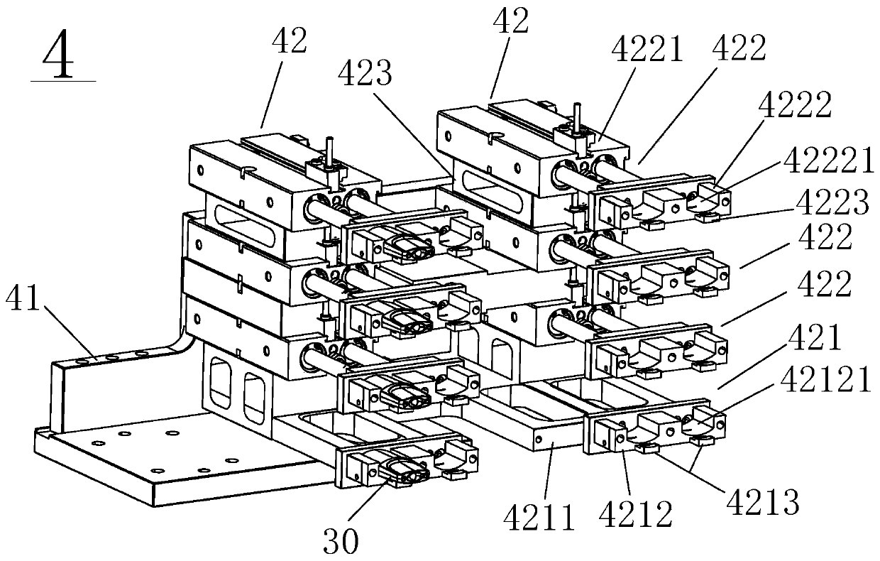 Automatic tray placing device