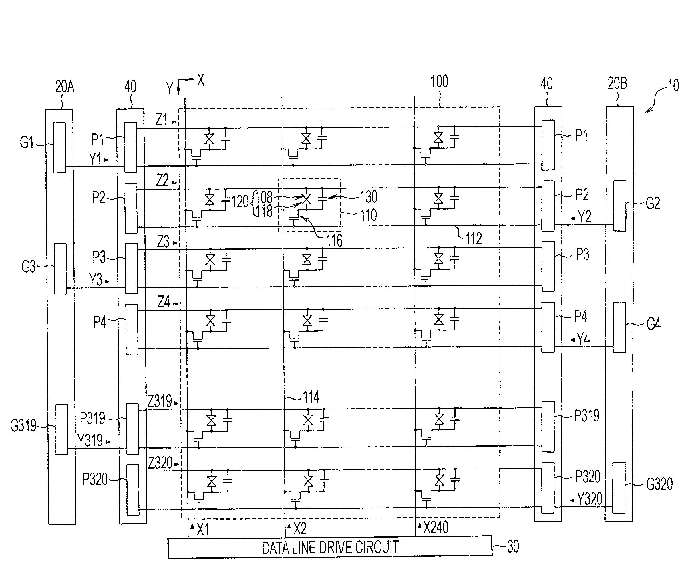 Electro-optical device, and electronic apparatus having the same