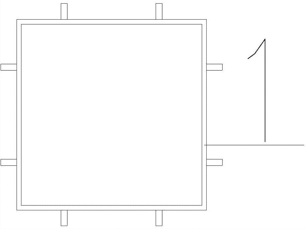 Square steel pipe fabricated column-prefabricated superposed beam integrally-fabricated frame and construction method