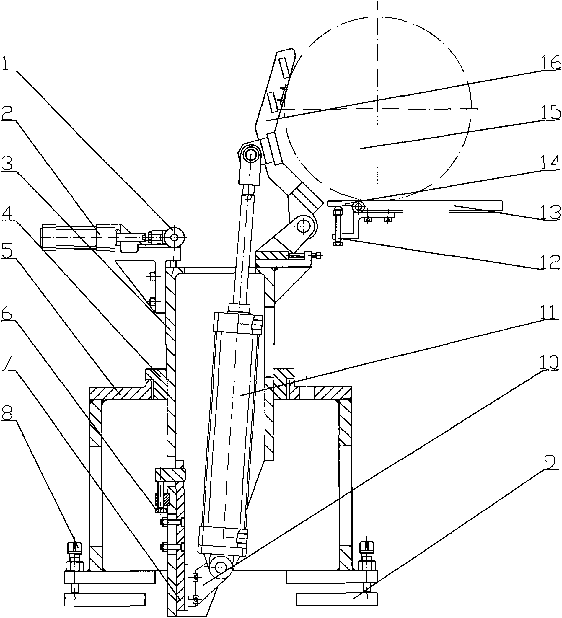 Automatic loading and unloading mechanism of cylindrical workpieces