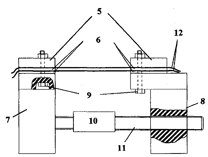 Preparation method of interplantation shape memory alloy wire layering composite and shaping mould