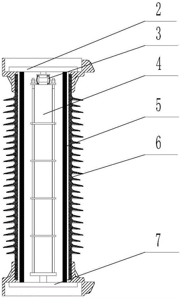 Compound polymeric housed metal oxide arrester