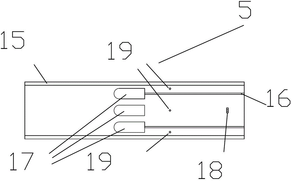 Flow field characteristic experiment device of combustion chamber of hydrogen-burning gas turbine