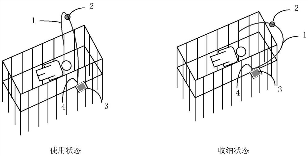 Sleep monitoring method based on child sleep system and terminal processor