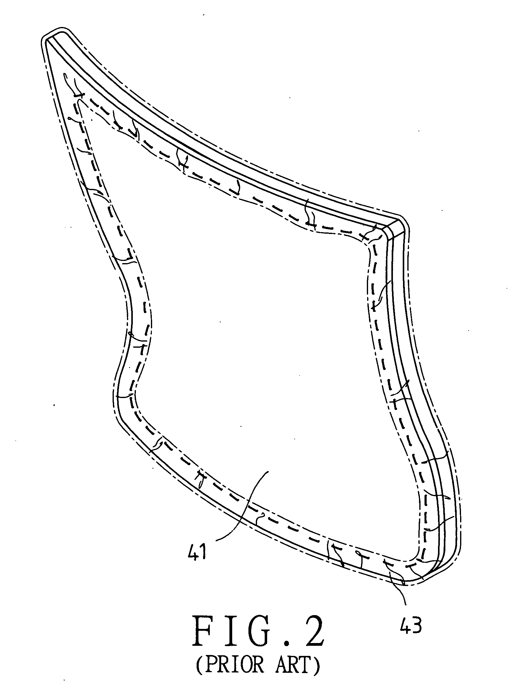 Chair seat and back structure