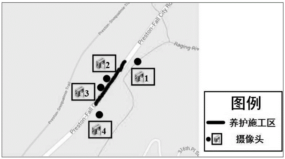 A traffic signal control method in the case of two-way two-lane road maintenance construction