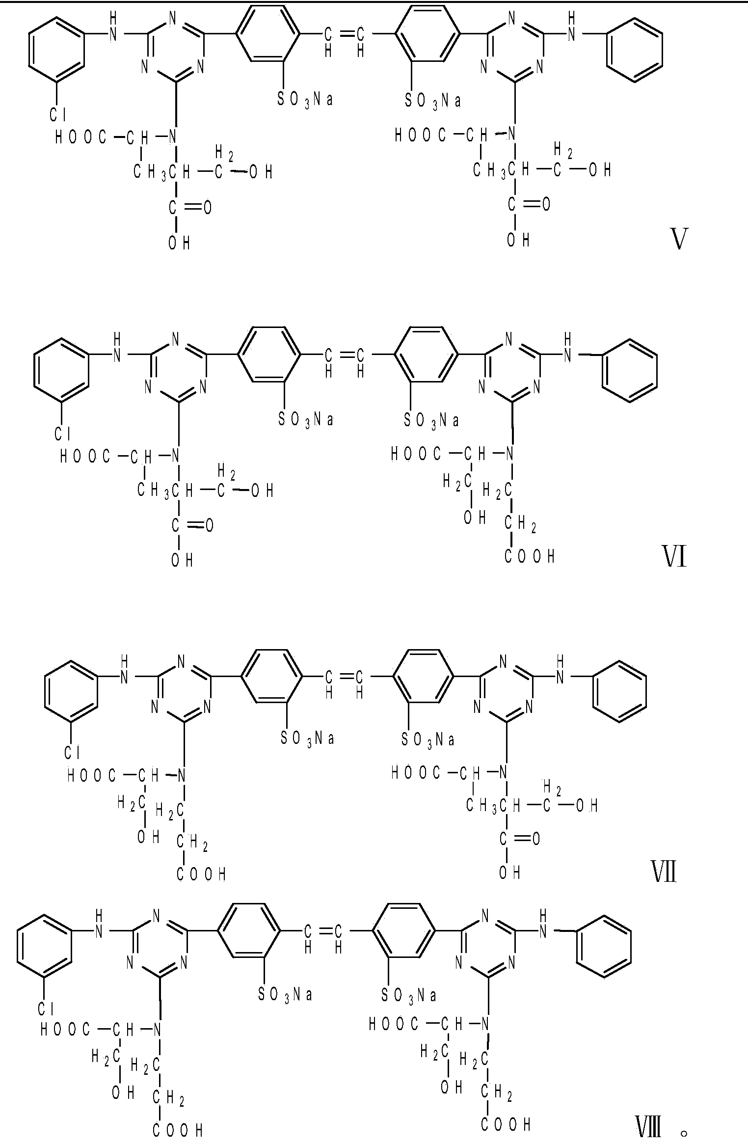 Liquid fluorescent whitening agent and preparation method thereof