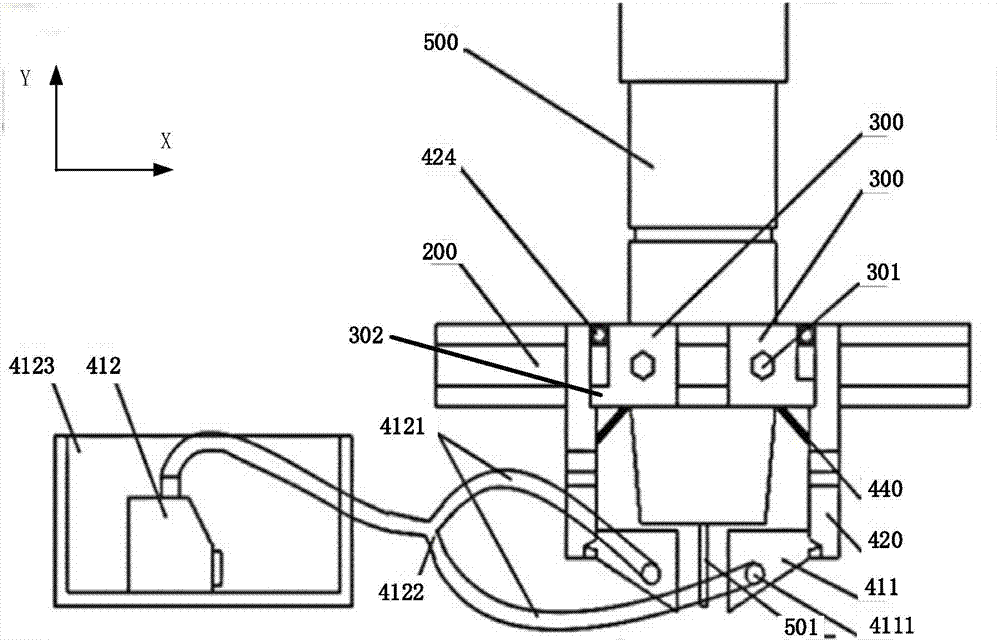 3D printing restrained forming auxiliary device and use method thereof