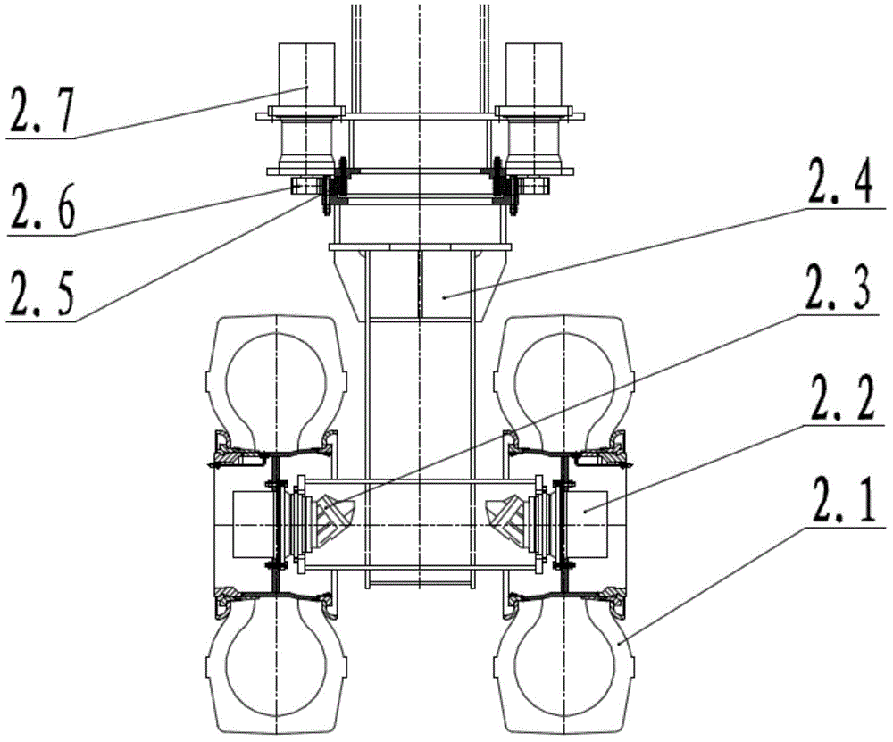 Special crane for transporting fan blade