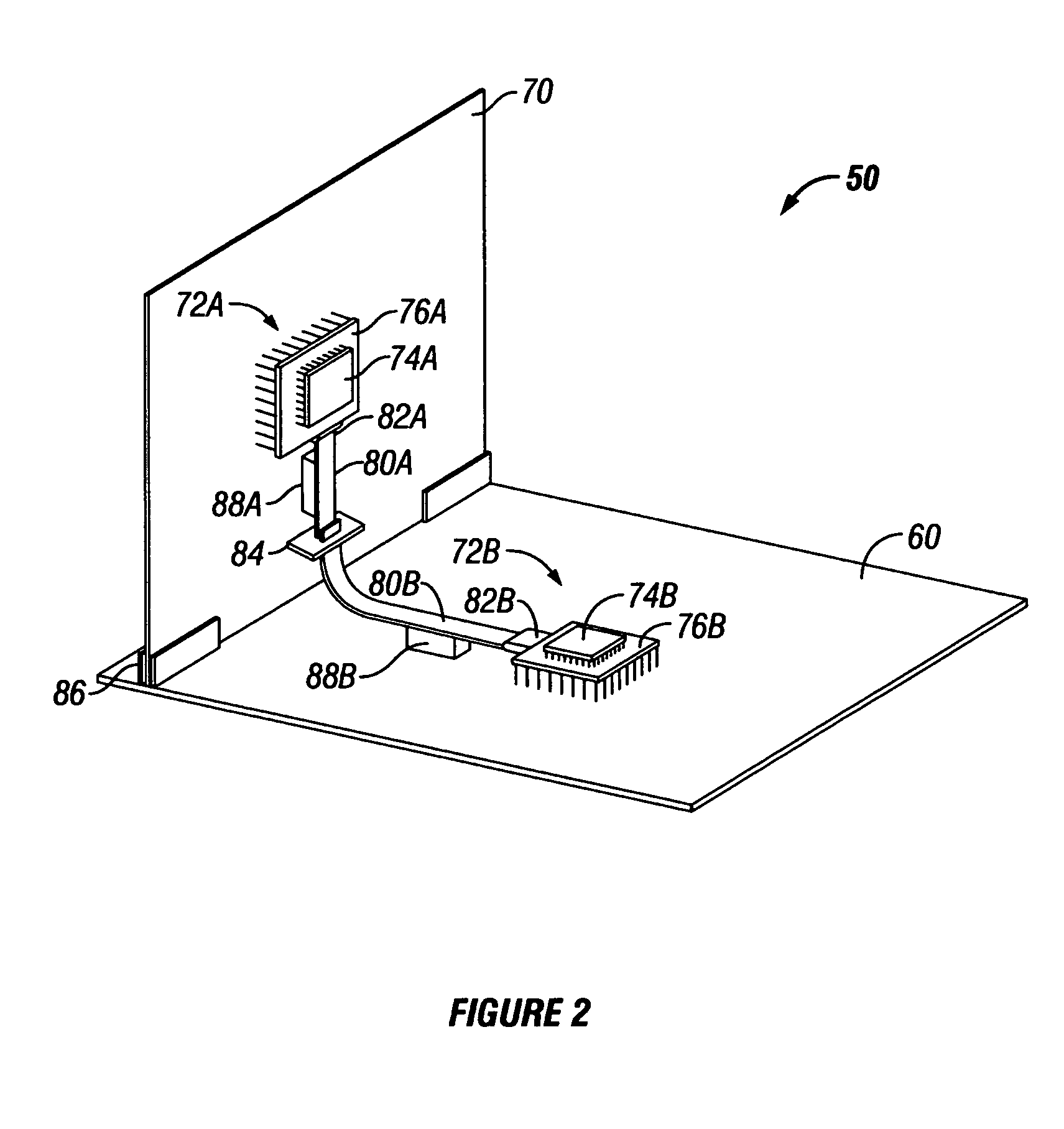 Flexible cable for high-speed interconnect