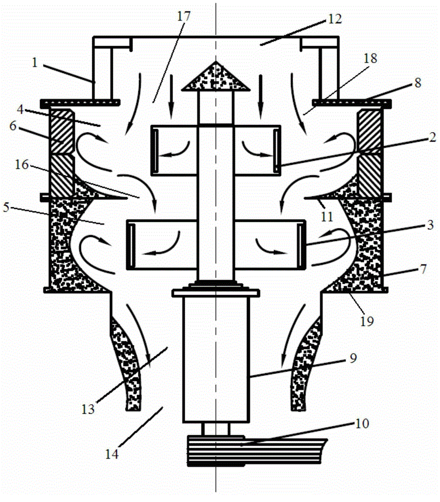 Crusher, mineral production line and material crushing method