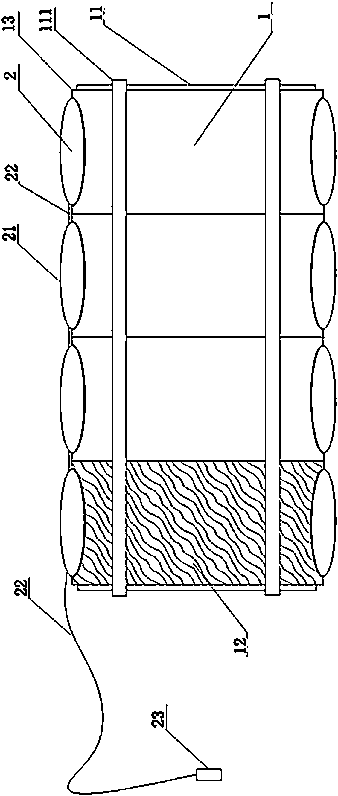 Heat preservation sealing module blocking body