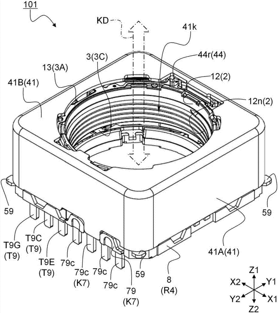 A lens drive device