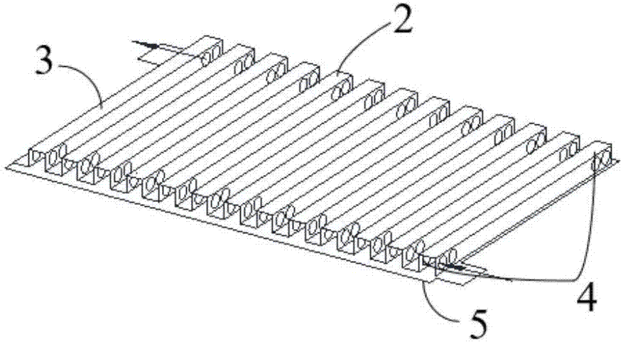 Hot wall type heat exchanger