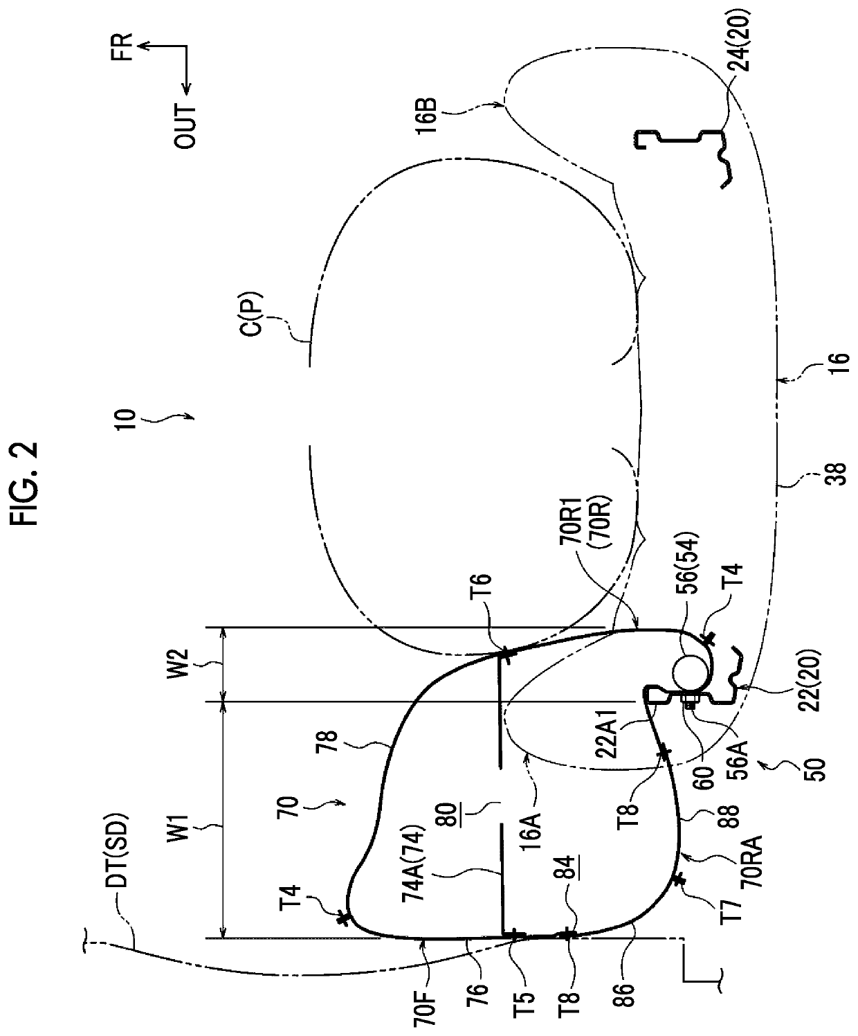 Vehicle seat with side airbag device