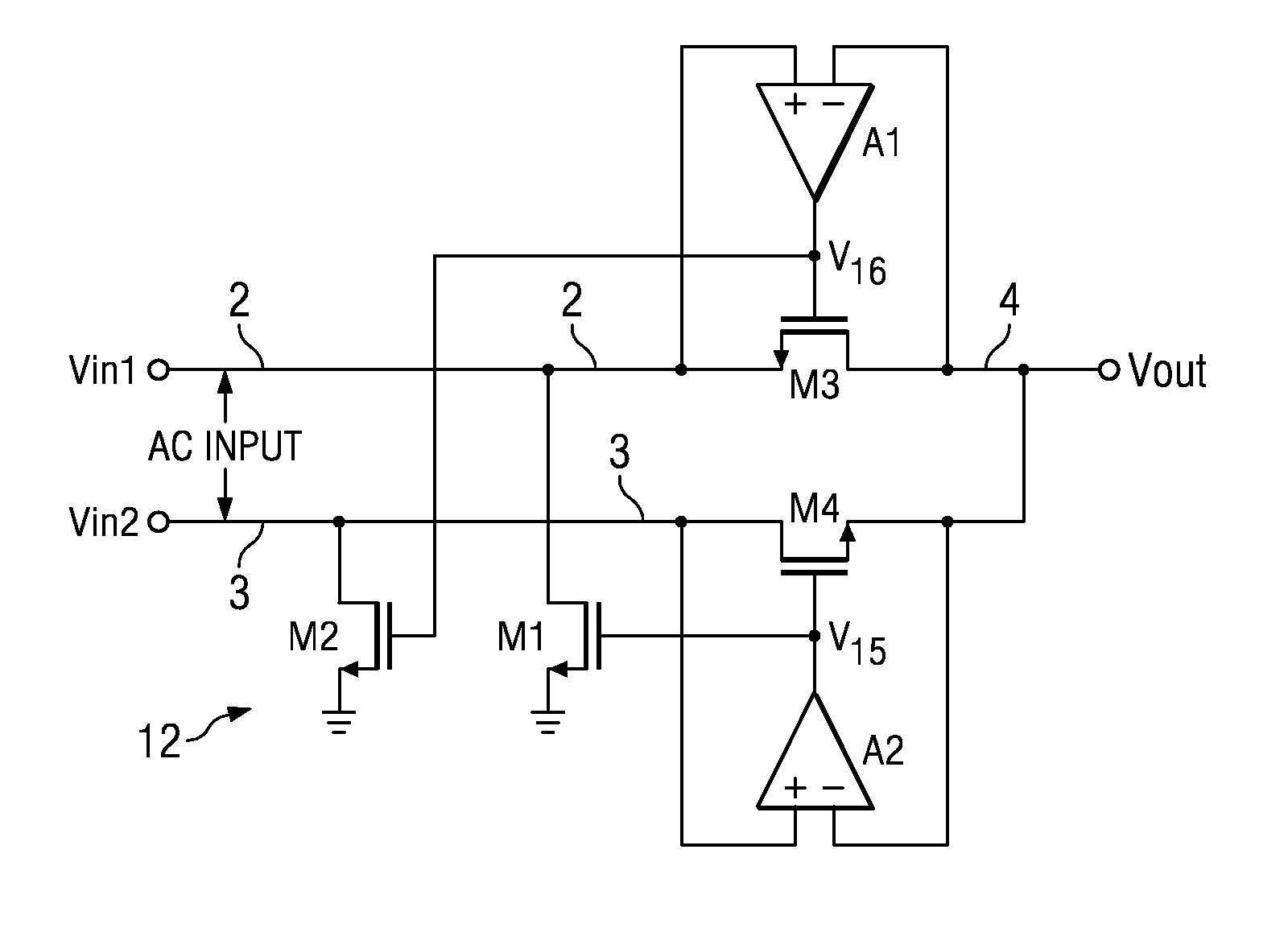 Active rectifier and method for energy harvesting power management circuit