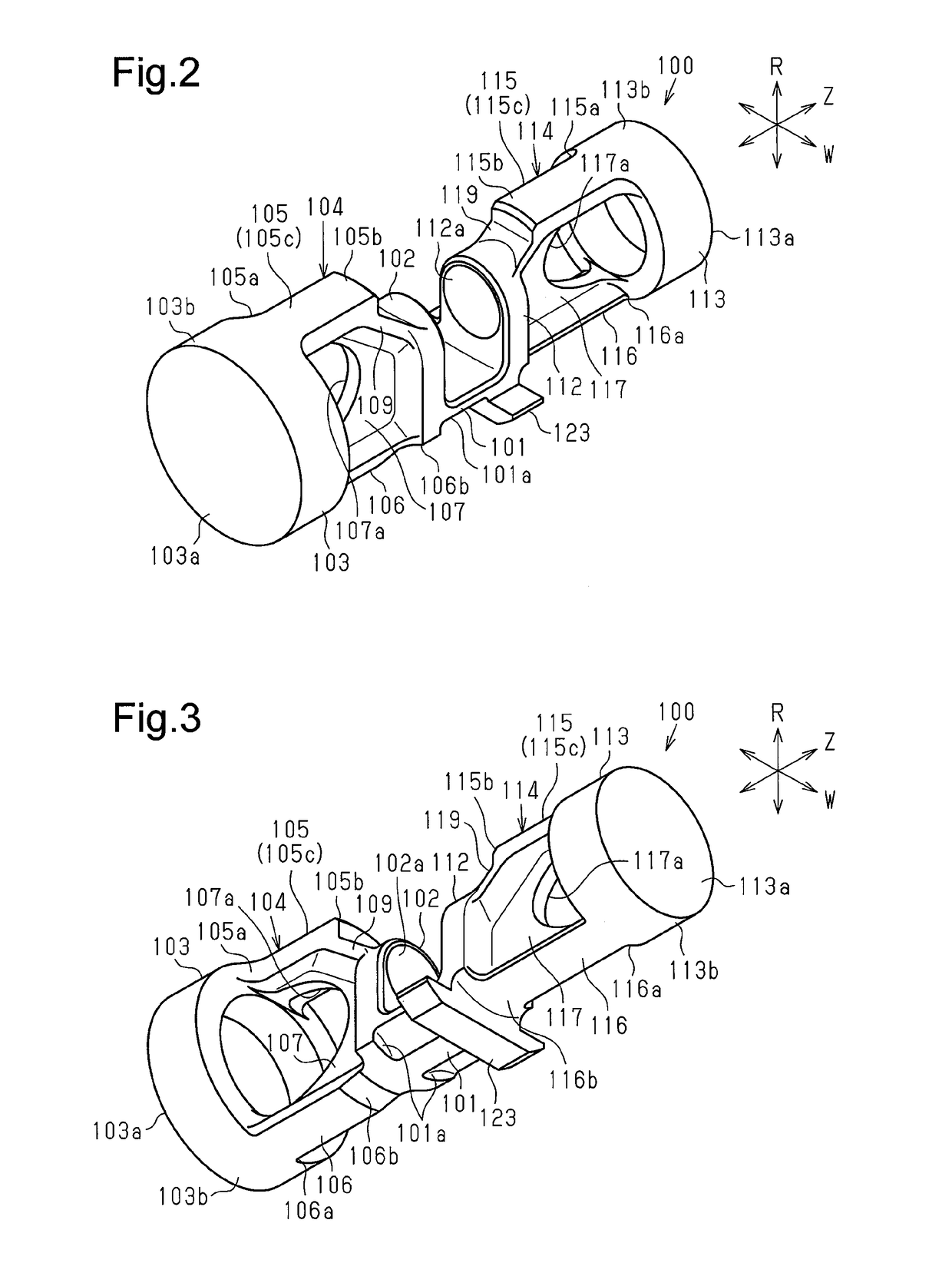 Double- headed piston type swash plate compressor