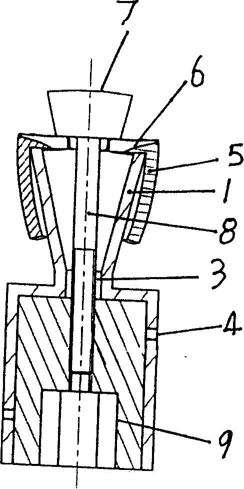 Internal support device for treating femoral head necrosis