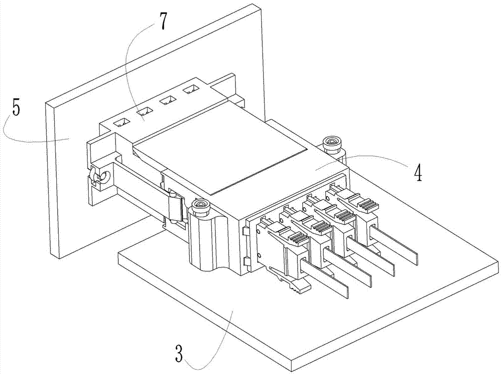 Contact module housing and contact module and fiber optic connector