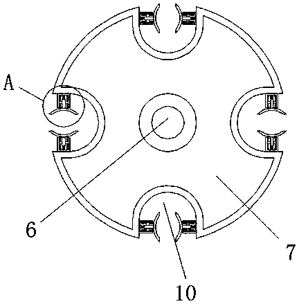 Iron rod rust removal device for hardware production