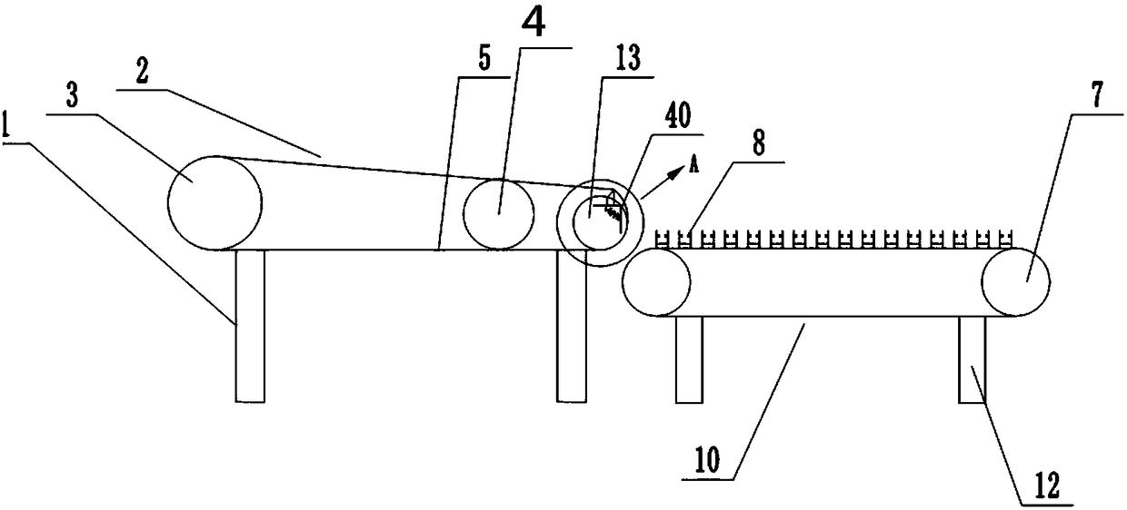 Automatic conveying and arrangement device of brake pads