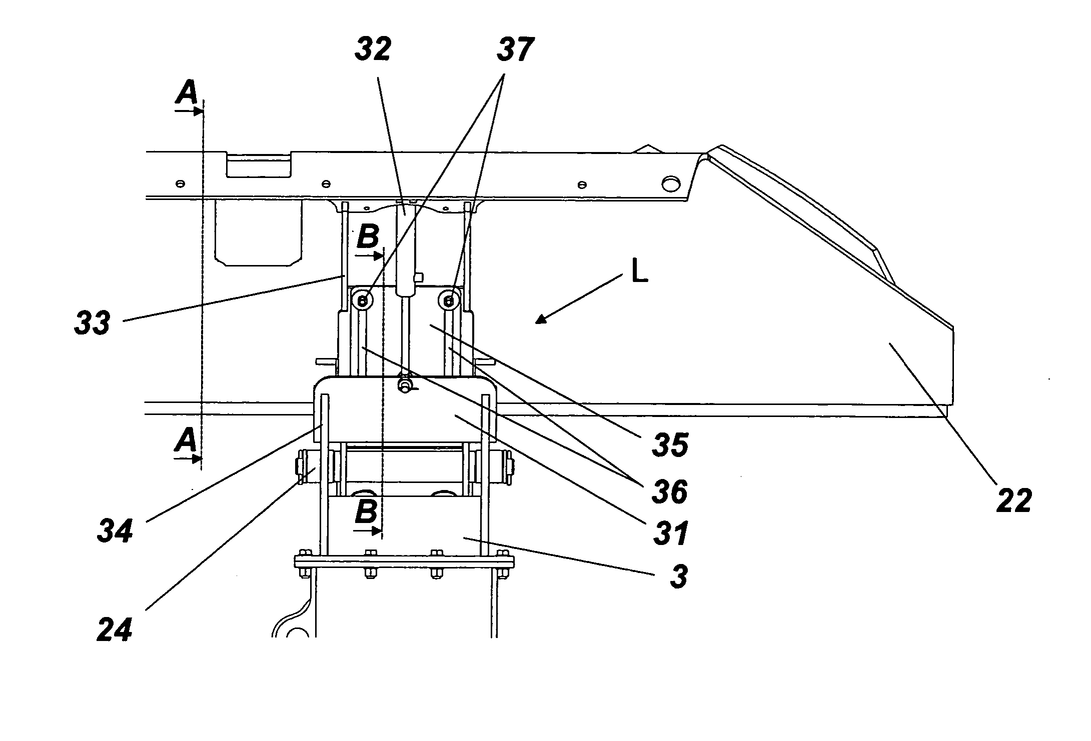 Feeder hopper, a method for locking the walls of a feeder hopper and a locking means