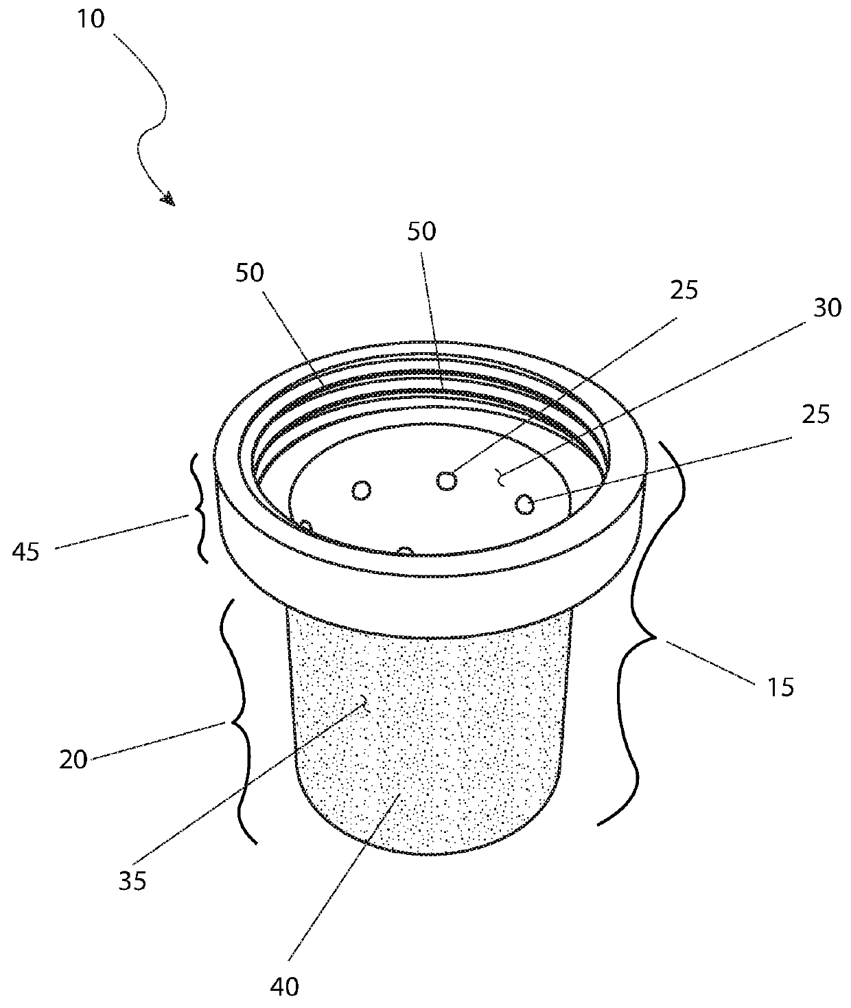 Oil filter content retention device