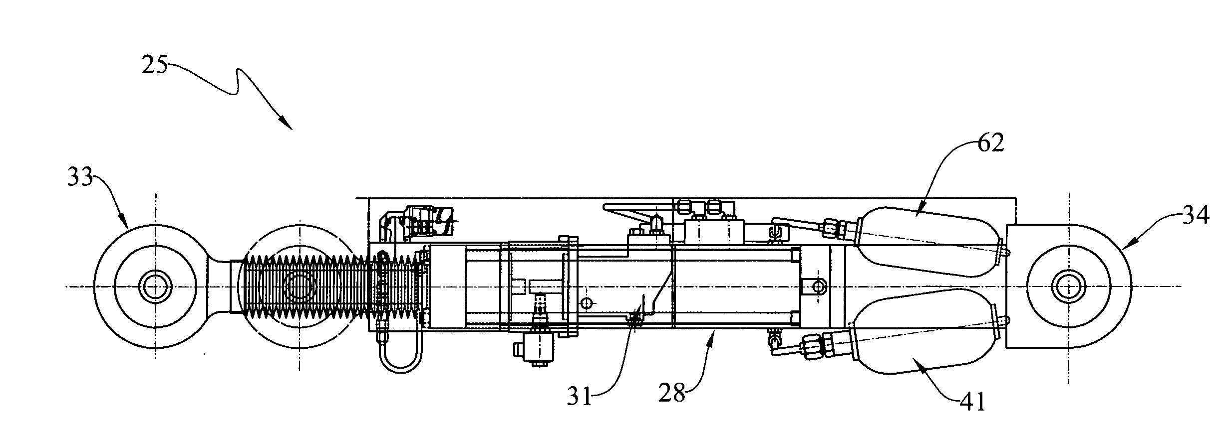 Electro-hydraulic actuator for controlling the pitch of a blade of a wind turbine