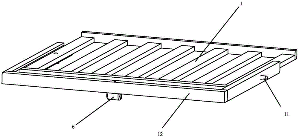 Mechanism for rotating winebottles and wine cabinet provided with mechanism