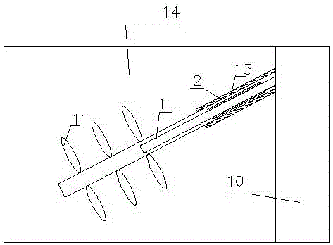 A method and device for preventing and controlling gas overrun in thick coal seam mining