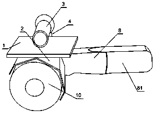 A portable laser grinding machine