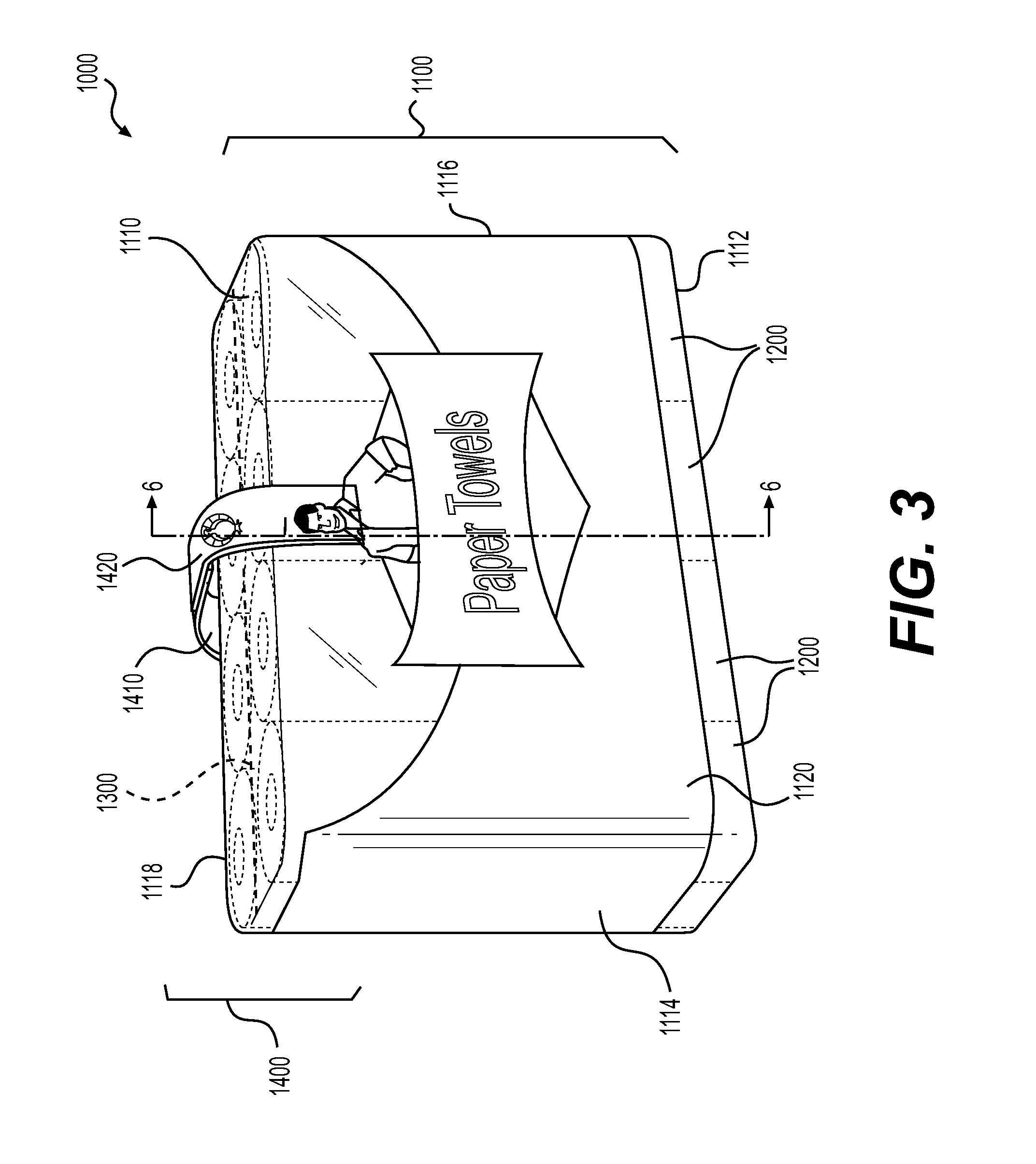 Package with a multi-piece handle