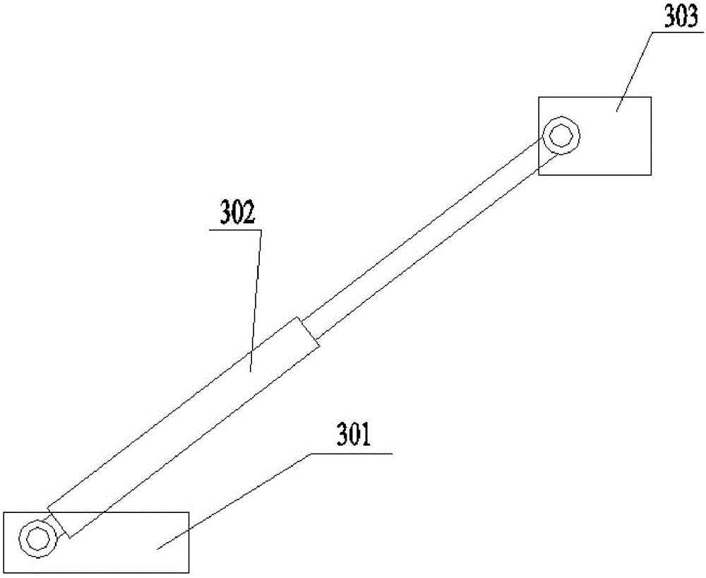 Rolling path beam opening and closing device and long steel rail transport train set