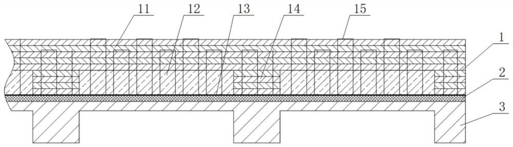 An anti-insulation integrated thermal protection structure suitable for negative curvature shapes