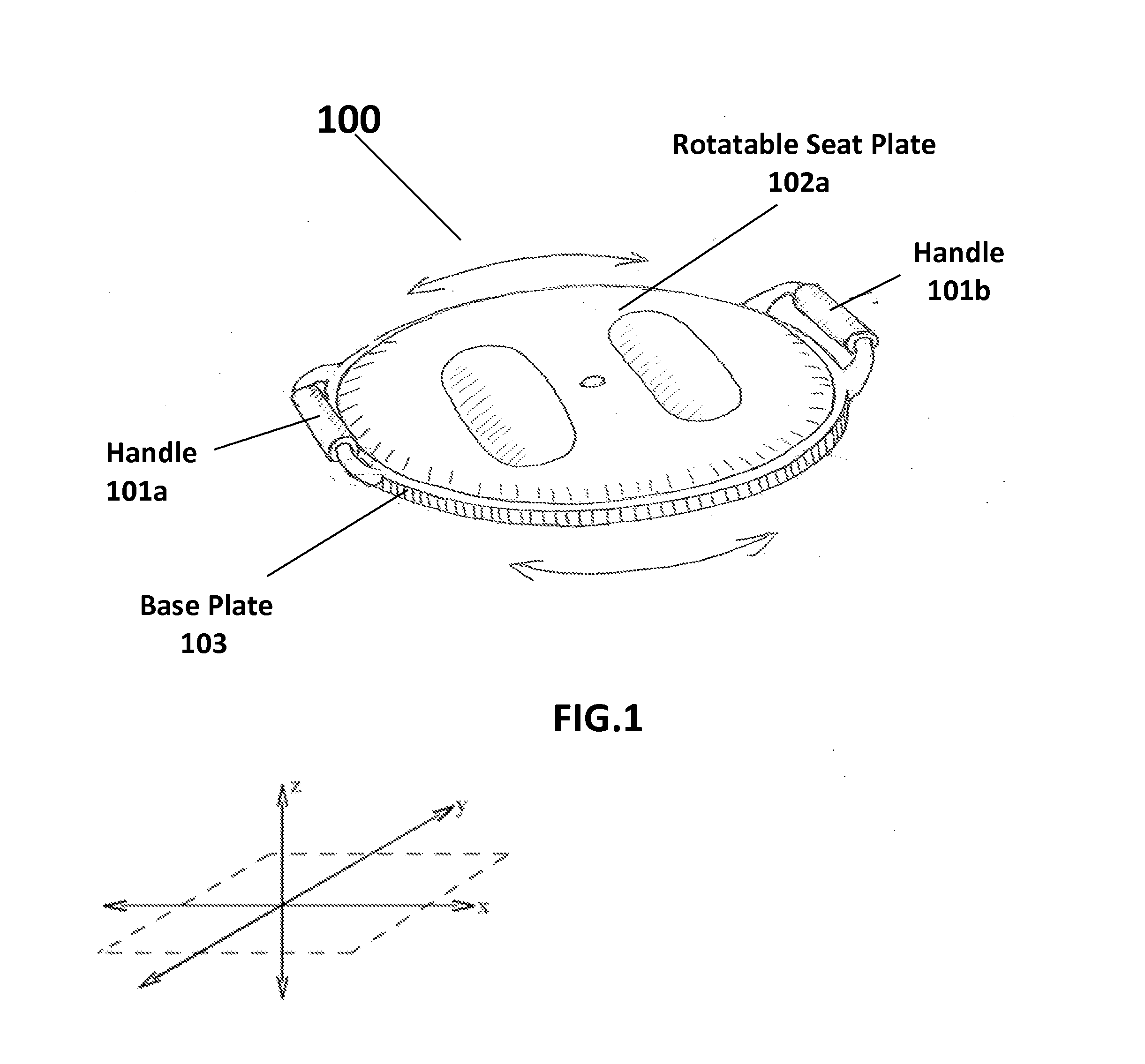 Portable abdominal exercise seat