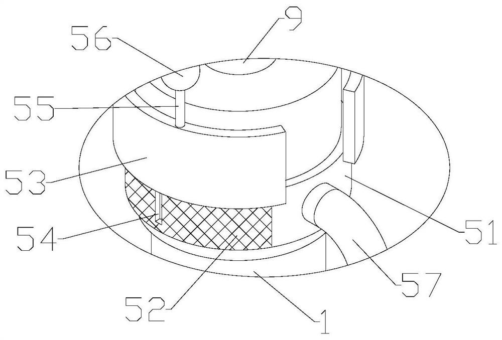 An improved fountain water pump drainage device