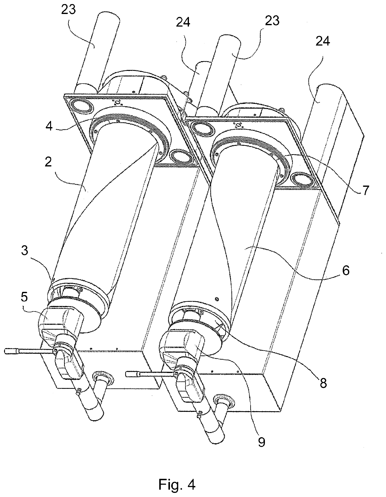 Method for coating bulk material