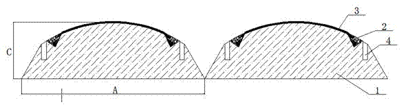 Tobacco half-film-covering cultivation method