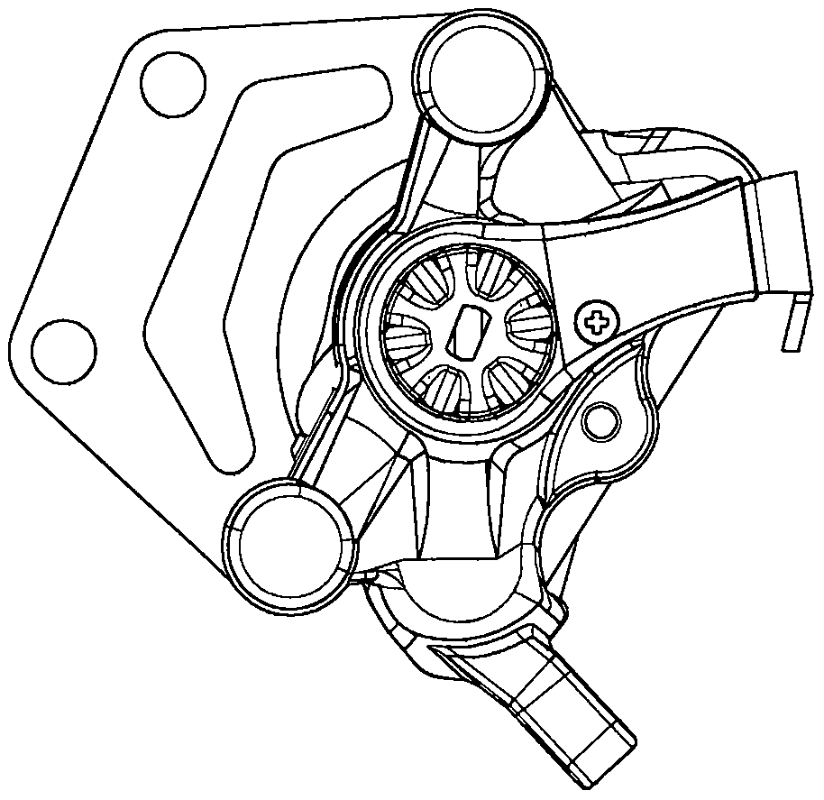 Seat frame and adjusting structure of double-sided disc brake