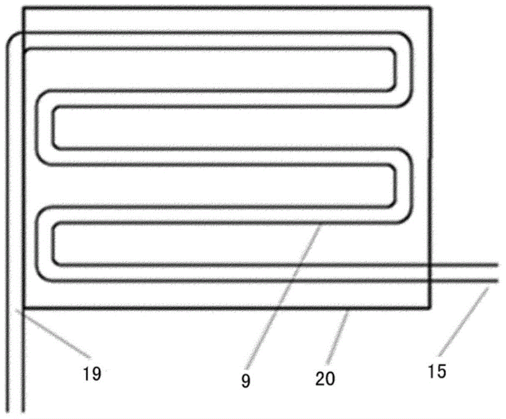 A closed-top suction type fixed bed gasifier waste heat recovery device