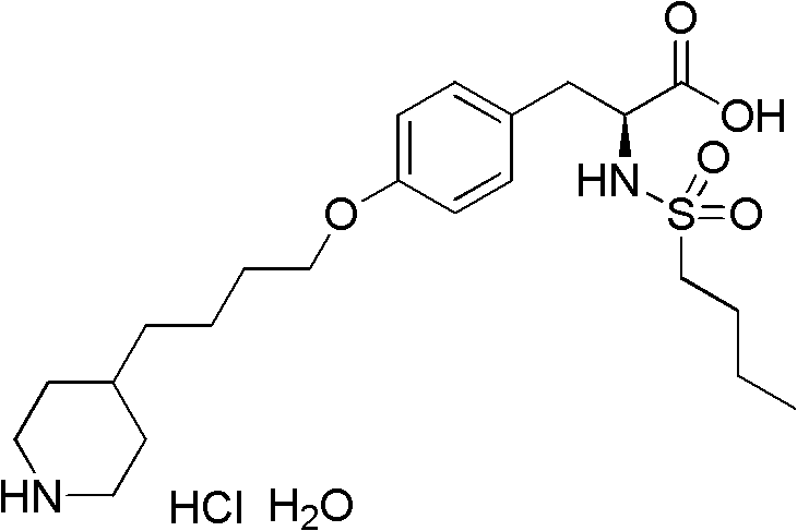 The preparation method of n-n-butylsulfonyl-o-(4-(4-pyridyl)-butyl)-l-tyrosinic acid alkyl ester