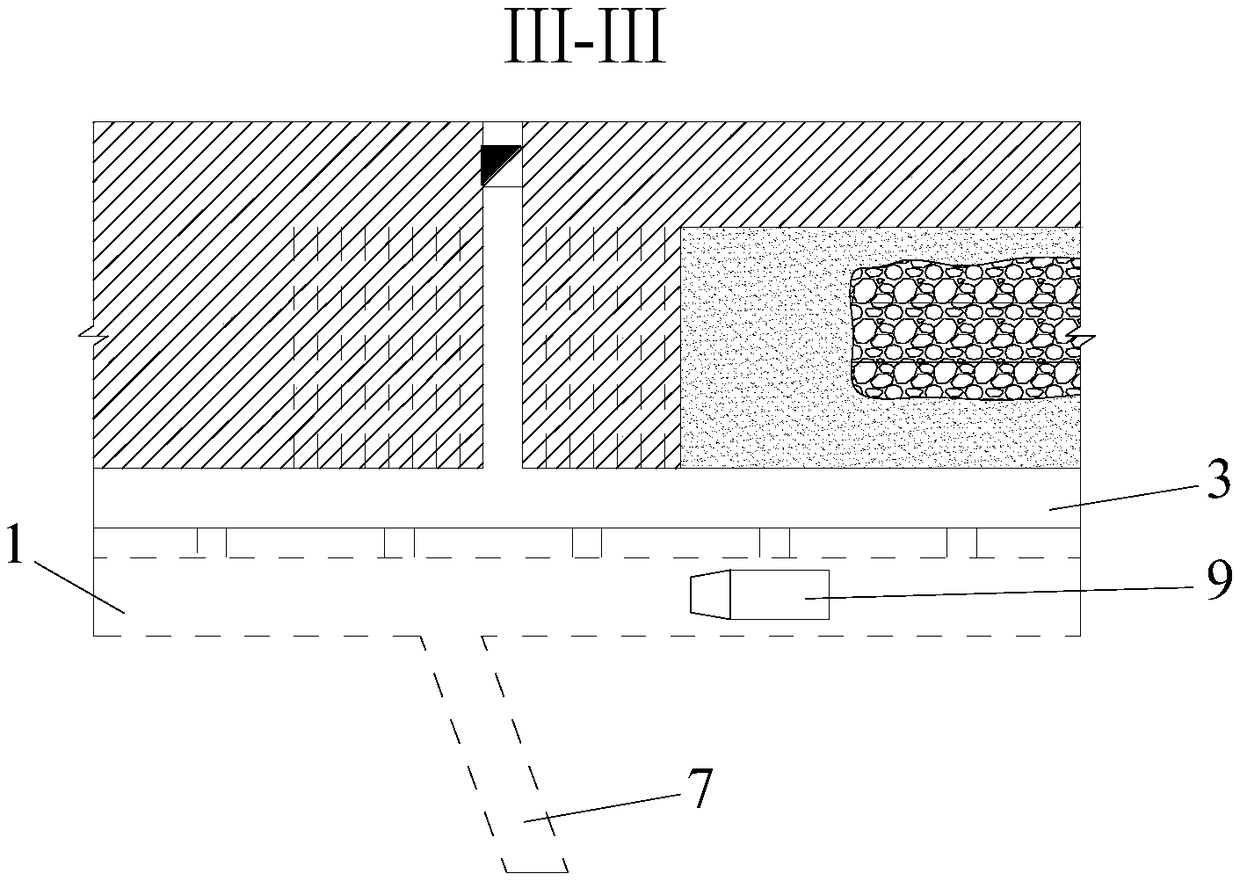 Coordinated mining by trucks with sub-section caving method with pillars