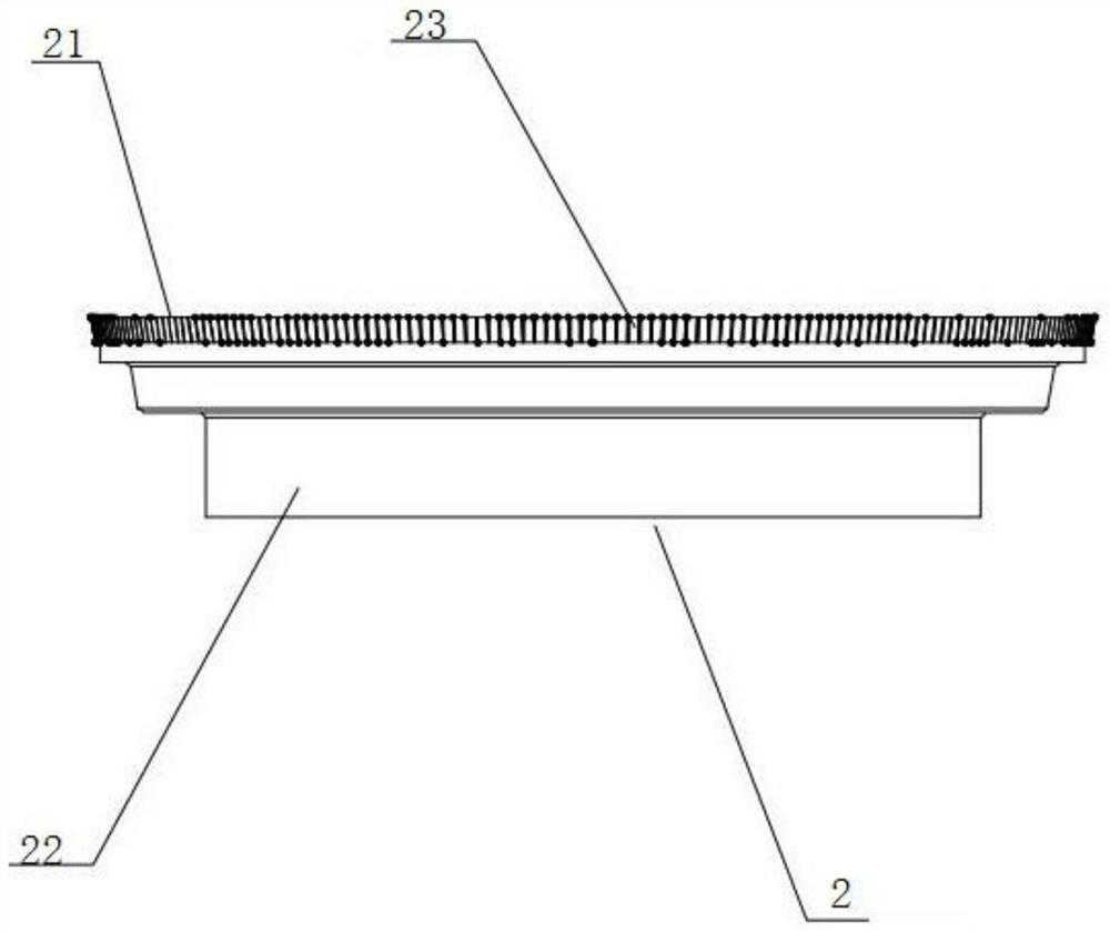 Mold for producing concentrated water net