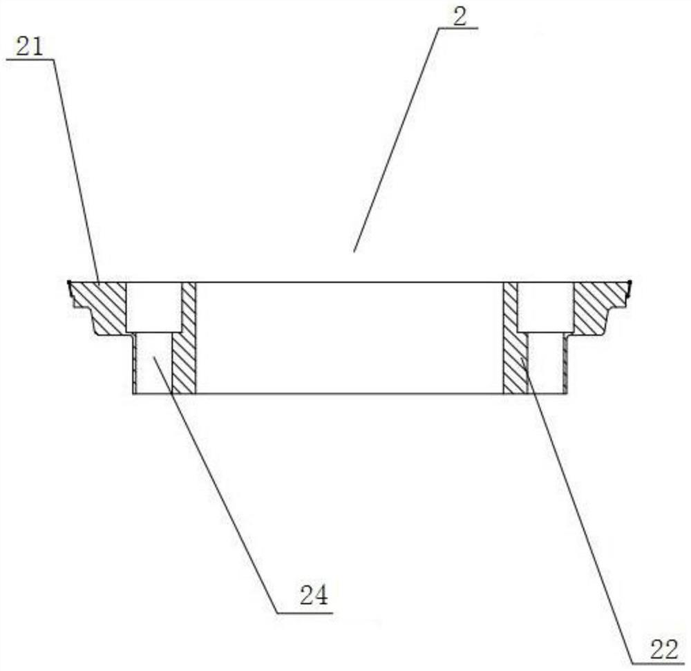 Mold for producing concentrated water net