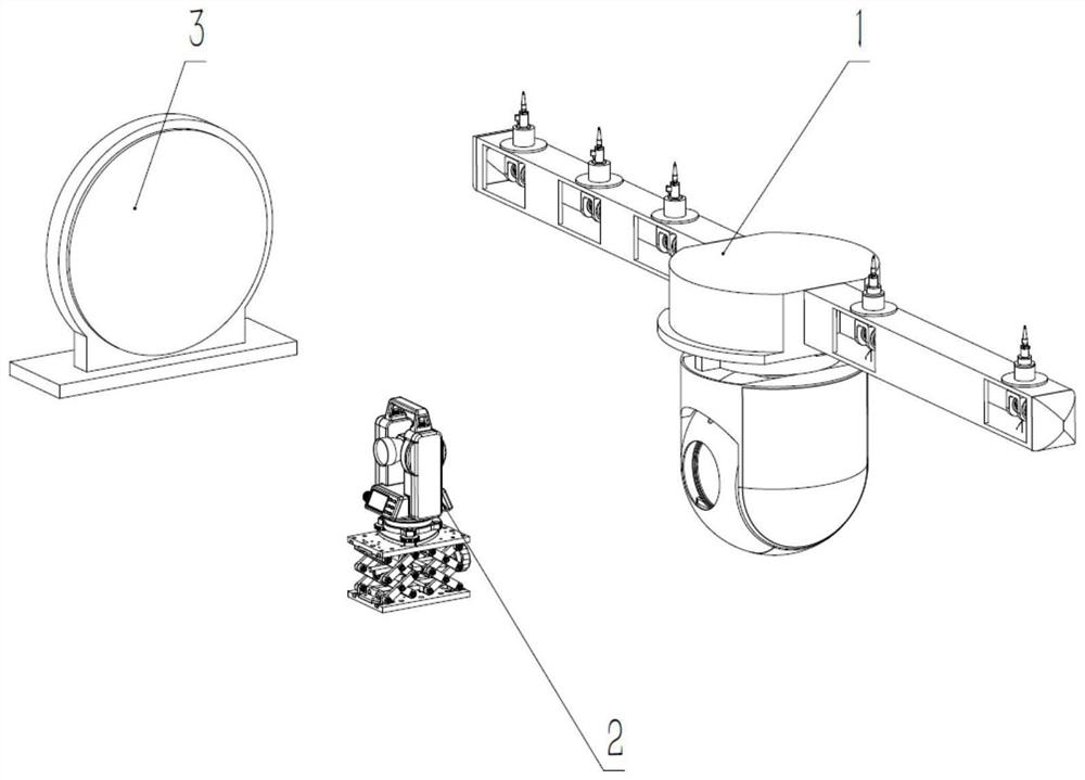 Detection method and device for device with tracking and variable beam divergence angle pointing functions