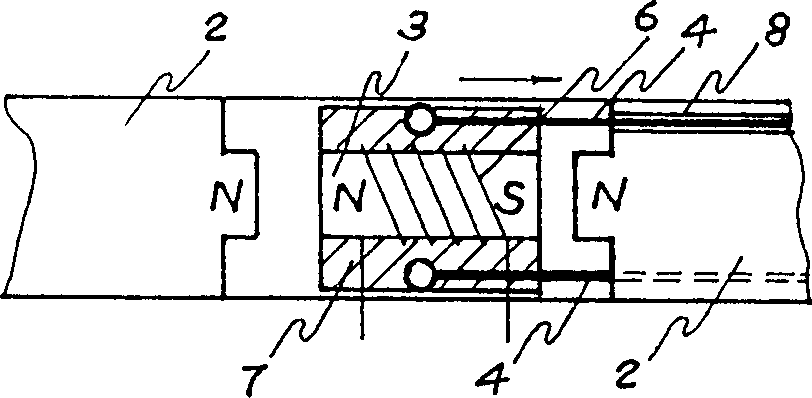 Permanent magnetic DC incremental motor