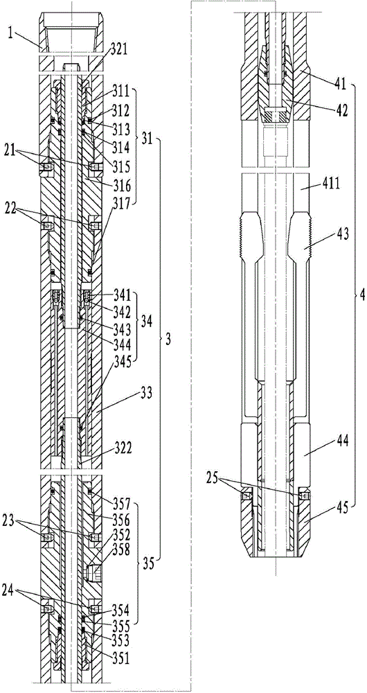 Stepwise jet-drilling down hole control system